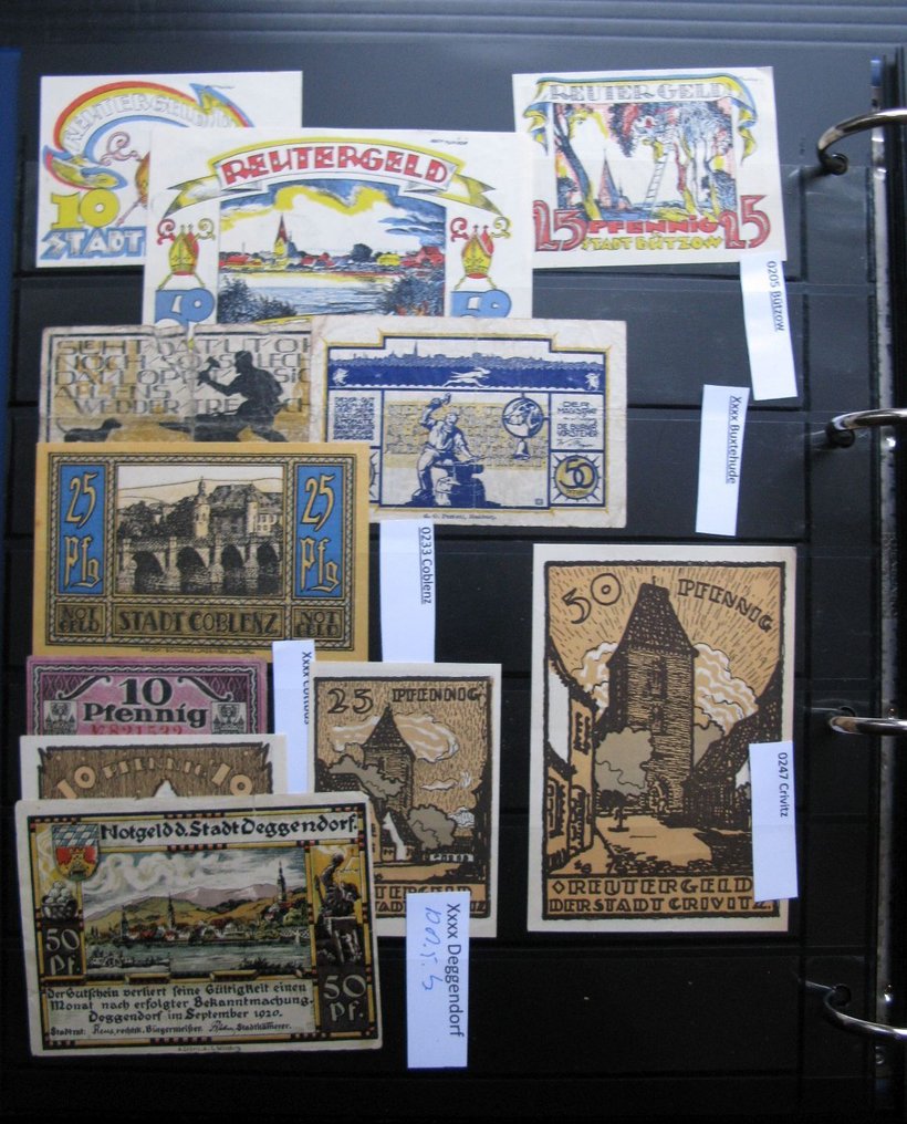 德国. - 600 stuks Noodgeld / Notgeld 1918-1922 (没有保留价) #4.3