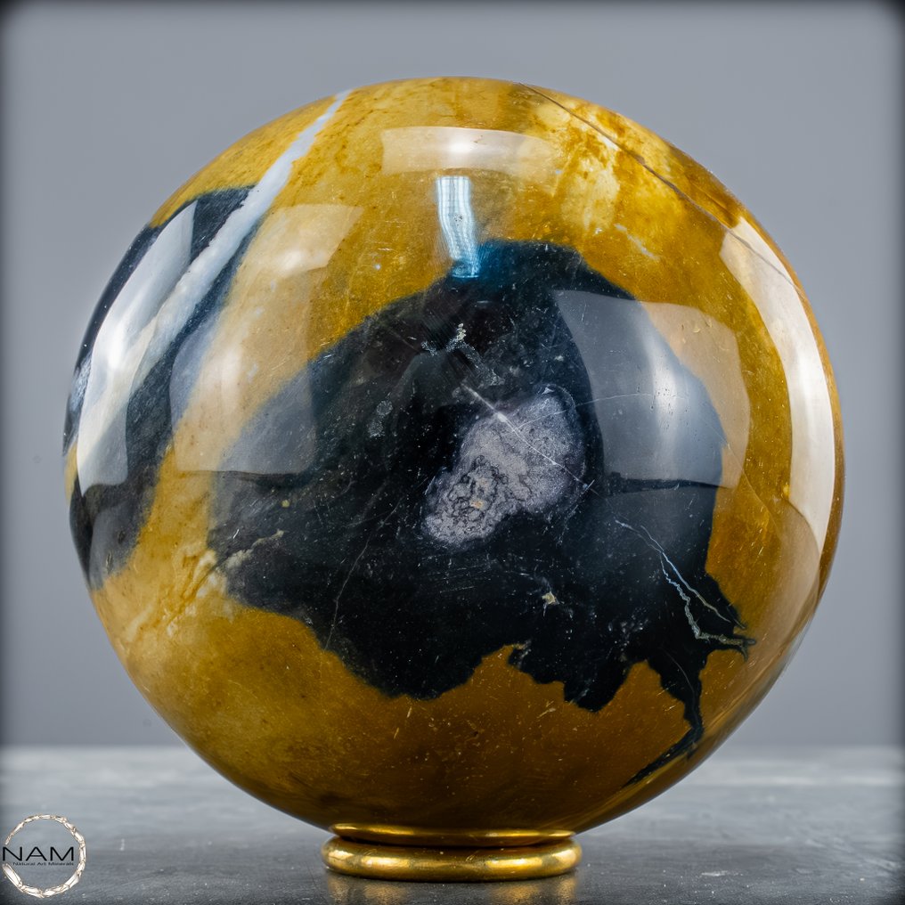 Lindos e naturais Jaspis e Chalcedon. Esfera- 2772.29 g #3.2