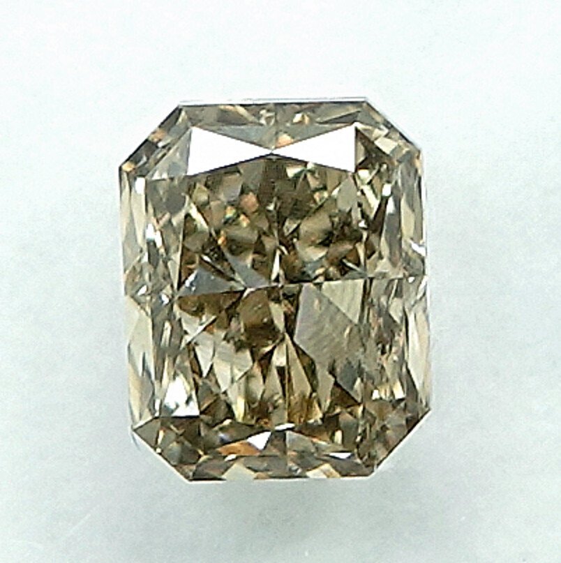 Nincs minimálár - 1 pcs Gyémánt (Természetes színű) - 0.50 ct - Radiant - Fancy light Szürkés Sárga - VS2 - Nemzetközi Gemmológiai Intézet (IGI) #1.0