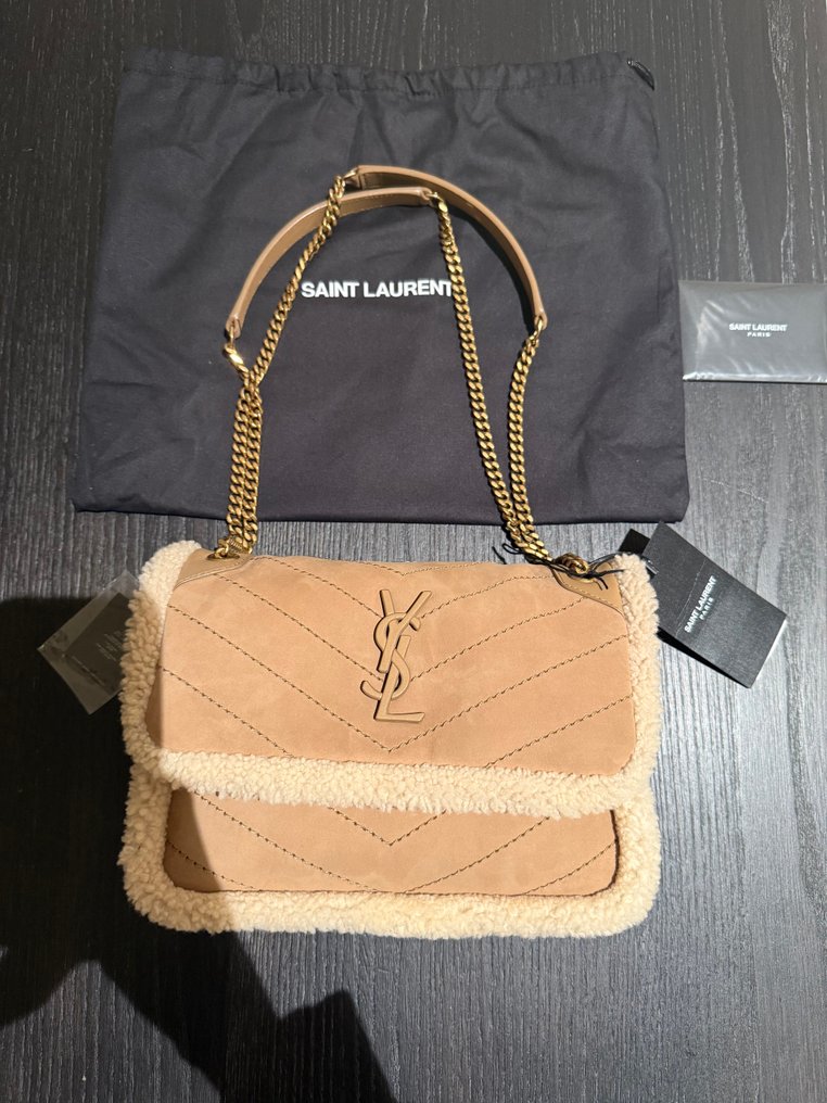 Saint Laurent - Niki shearling - Borsa a tracolla #1.0