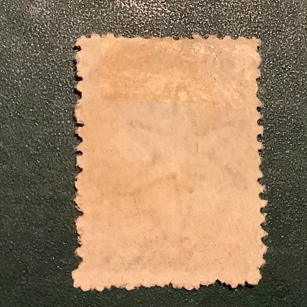 新西蘭 1864/1867 - 维多利亚女王的便士，磨损的金属板，印刷品。 - Michel 18 #4.3