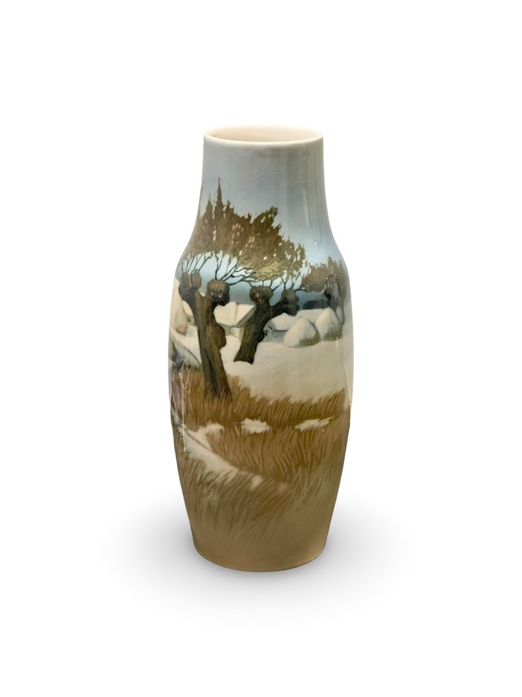 Rorstrand - Nils Emil Lundström - Vase -  Landscape vase, height 33 cm  - Porcelain #2.1