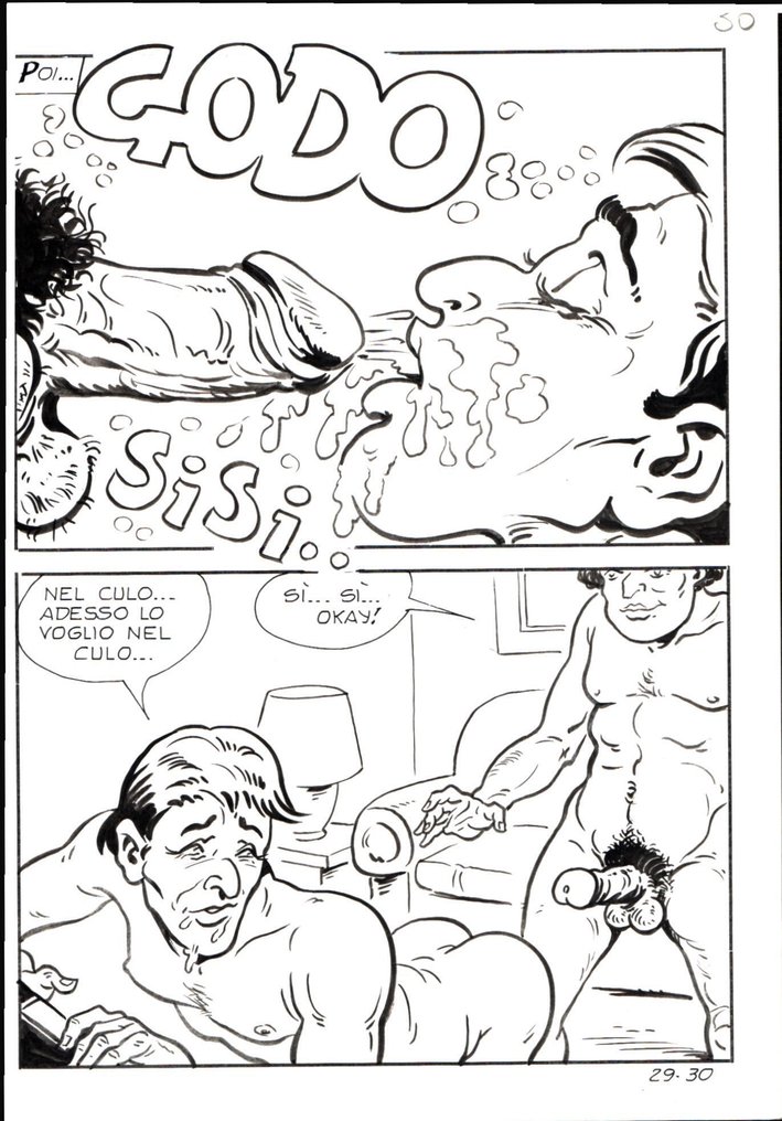 Angiolini, Sandro - 6 Original page - La Poliziotta #29 - "L'Ufo stupratore" - 1982 #3.2