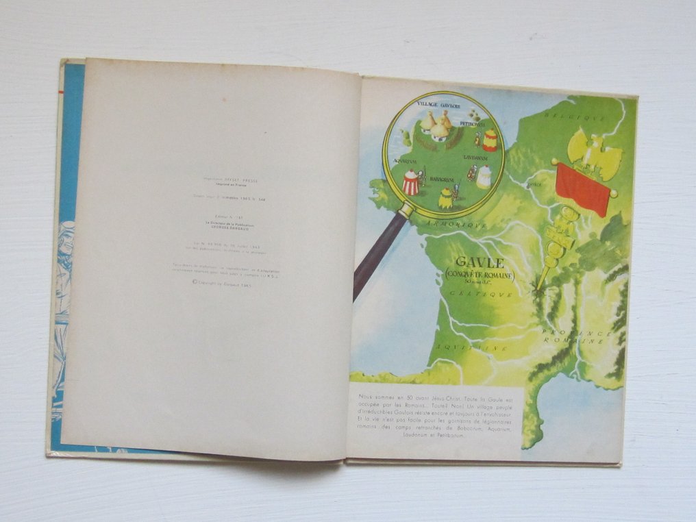 Astérix T6 - Astérix et Cléopâtre - C - 1 Album - EO - 1965 #3.2