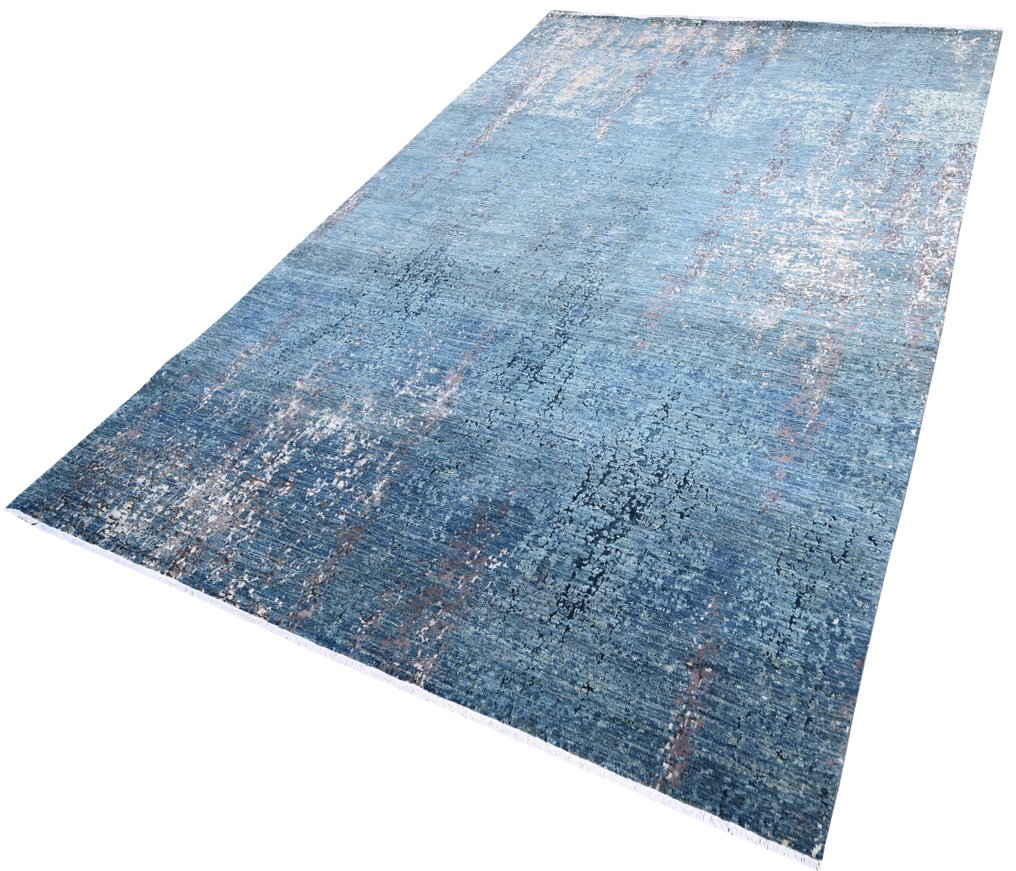 Håndknyttet designer-tæppe af uld og silke – Meget fint – Ny - Tæppe - 300 cm - 198 cm #2.1