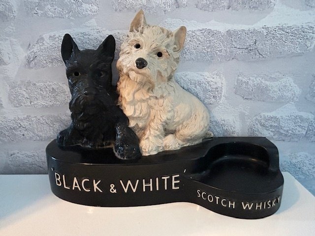 黑白苏格兰威士忌广告图片 - 展示 - Black & White Scotch Whisky reclame beeld - 标志 - 橡胶 #4.3