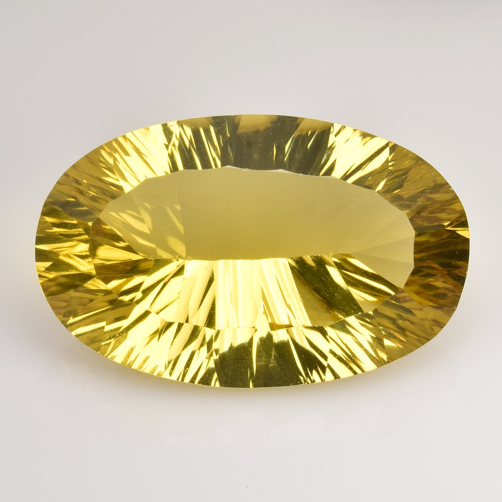 Zonder Minimumprijs - 1 pcs  Geel Citrien  - 34.86 ct - nternational Colored Gemstone Association (ICA GemLab) #1.0