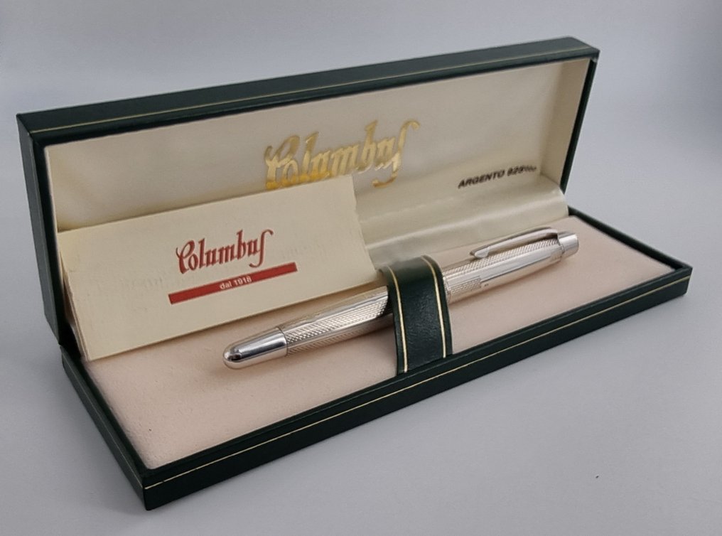 Columbus - Extra / Argento 925 (serie vintage) – Plata maciza 925 – Estado NOS - 钢笔 #1.0