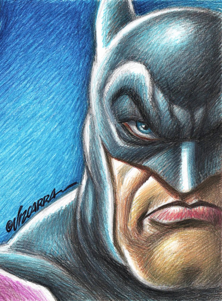 Joan Vizcarra - 1 Fine Art Giclée - Joker & Batman Face-Off #1.0