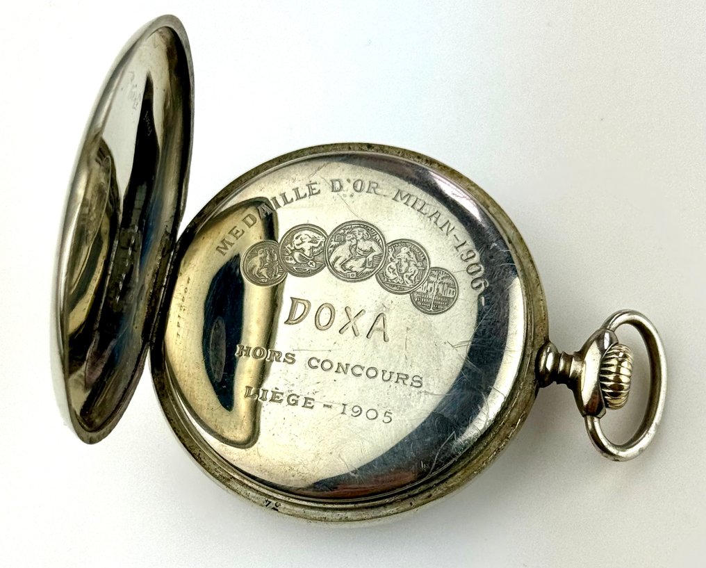Doxa - Antique erotic pocket watch with moving automaton - 1900-1949 #3.2