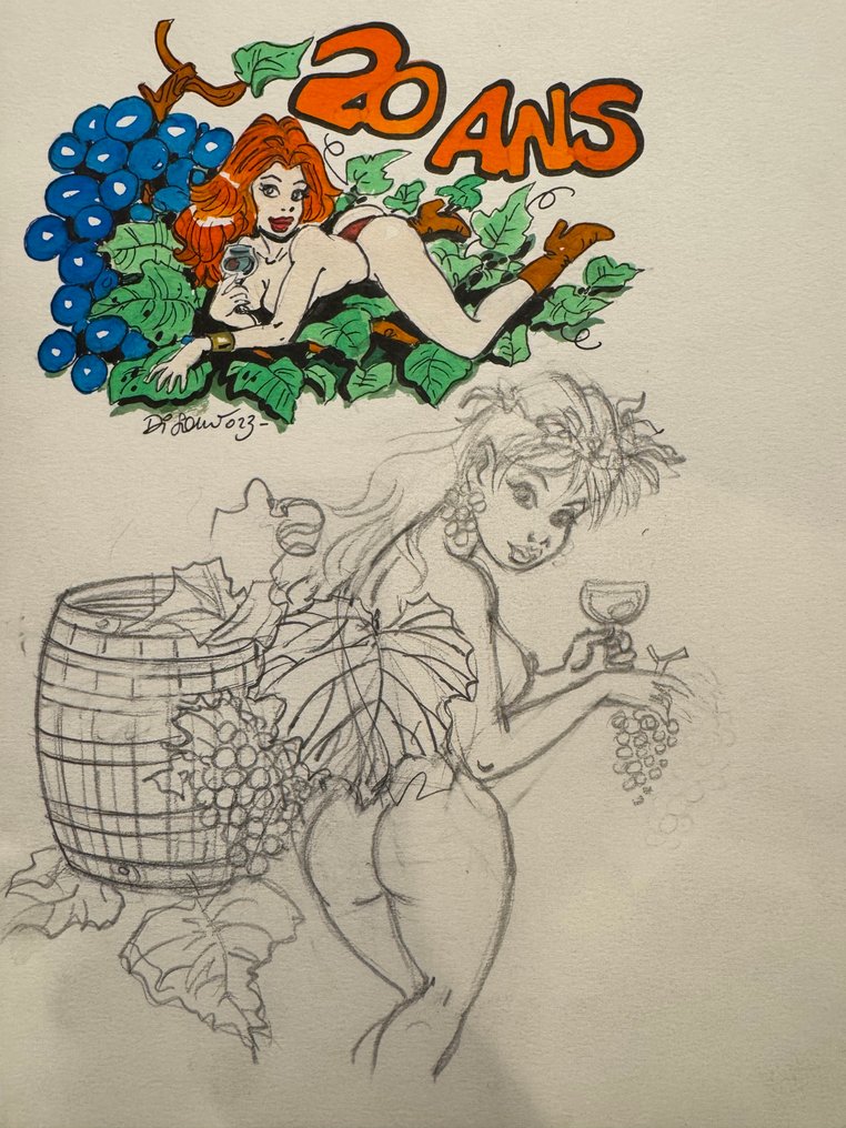 Di Sano - 1 Original drawing #2.1