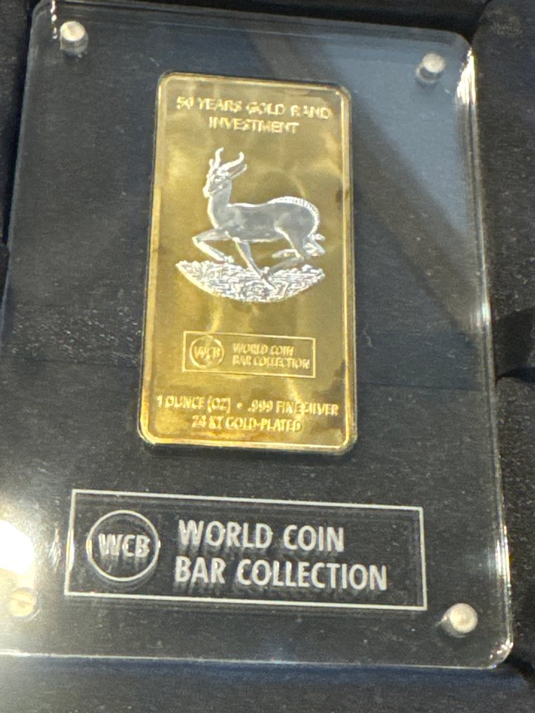 马拉维. Silver bar 2011 World Coin Bar Collection - Springbock, 1 Oz (.999) (没有保留价) #1.0