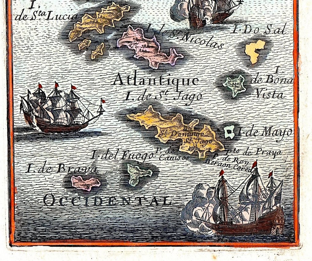 Afrika - Kap Verde; M. Mallet - Isles du Cap Verd - 1683 #2.1
