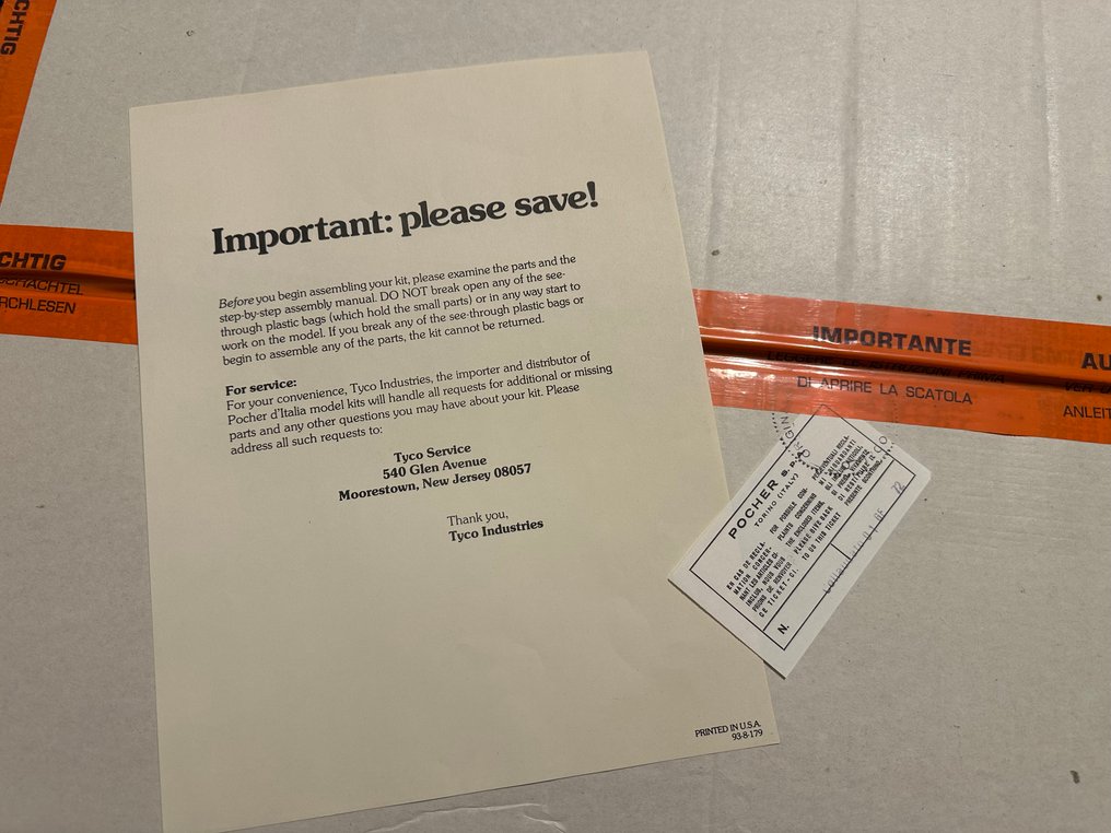 Pocher 1:8 - Modellauto #1.0