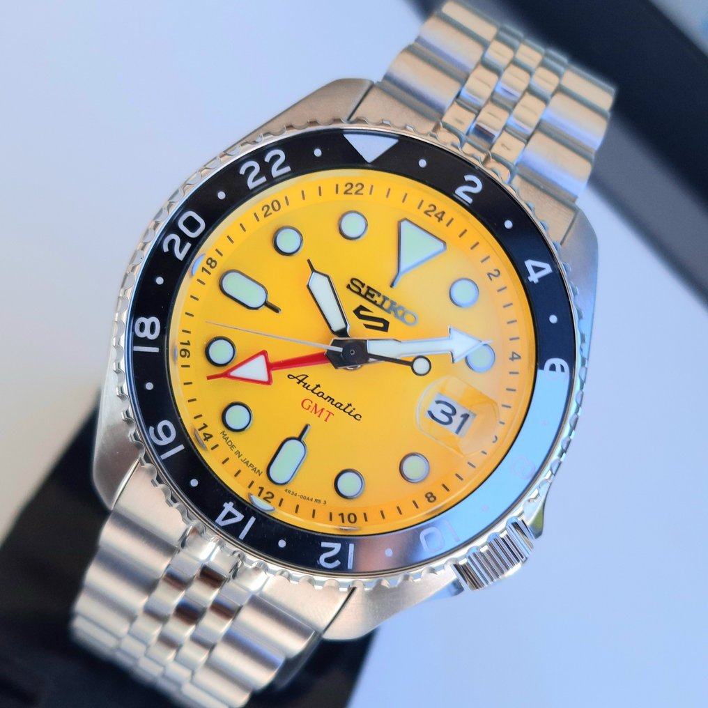 Seiko - seiko 5 sports gmt - Ingen reservasjonspris - SSK017J - Herre - 2023 #1.0