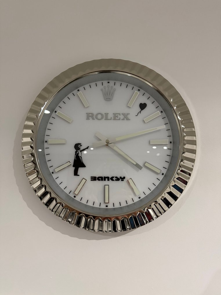 Art'Pej - Horloge XL Rolex Feat Banksy #1.0