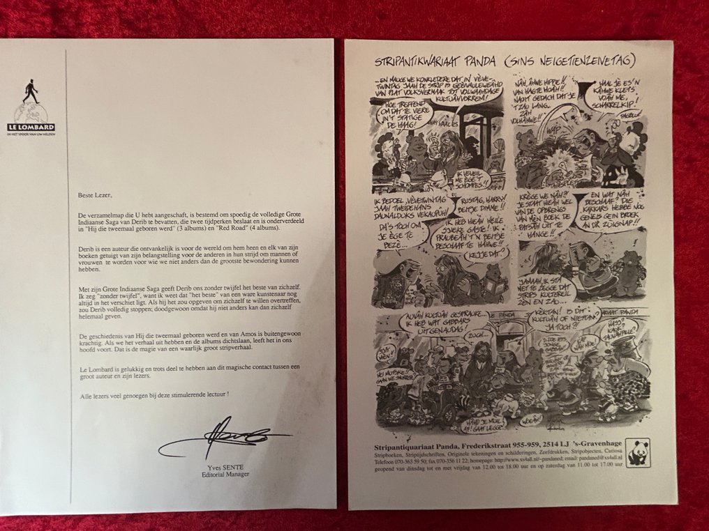 De grote indiaanse saga van Derib HC - HC in Box - 12 Album - First edition - 1993 #3.2