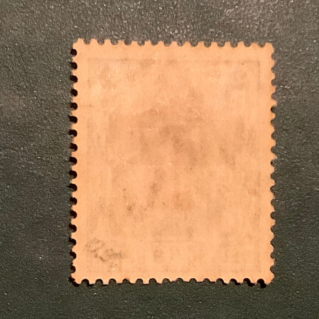 波兰 1919 - 德国印章,带有头部图案,编号为5,已检验 - Michel 135 K #2.1