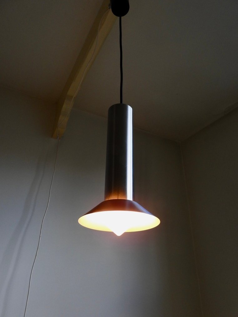 Limburg Glashütte - Lampada a sospensione - vetro e acciaio cromato - gli anni '90 #4.3