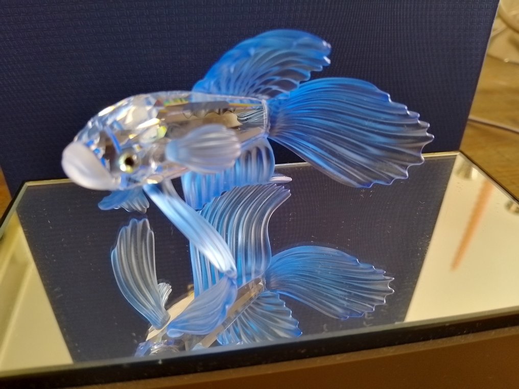 Swarovski - Statuette, Siamese fighting fish blue - 236718 - 0 cm - Crystal #3.2