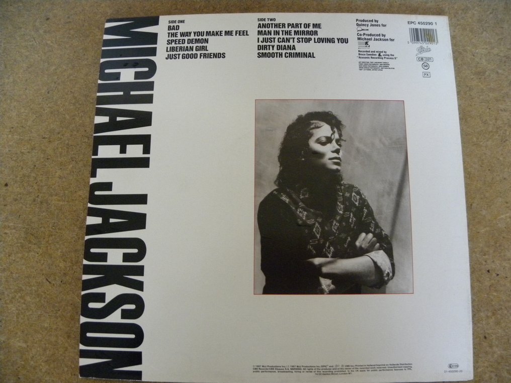 Michael Jackson & Related - 3 x LPs + 2 x 12" Singles - Flere titler - LP-album (flere elementer) - 1981 #2.1