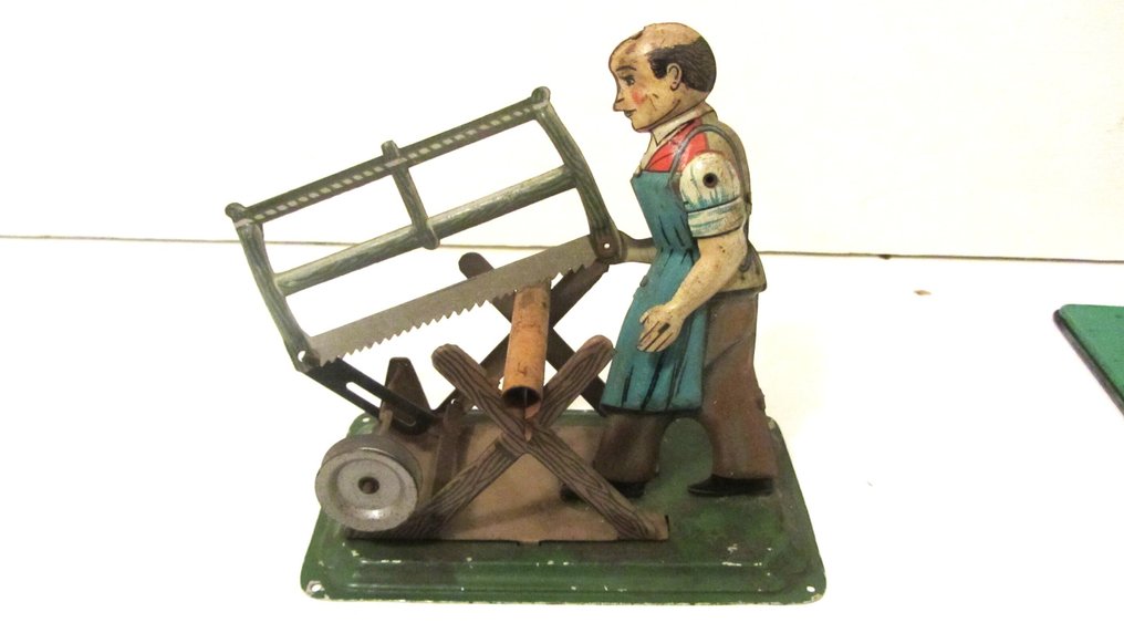 Various Manufacturers - Jouet en étain - 3x Tin Toy Steam Engine Accessories - Allemagne #4.3