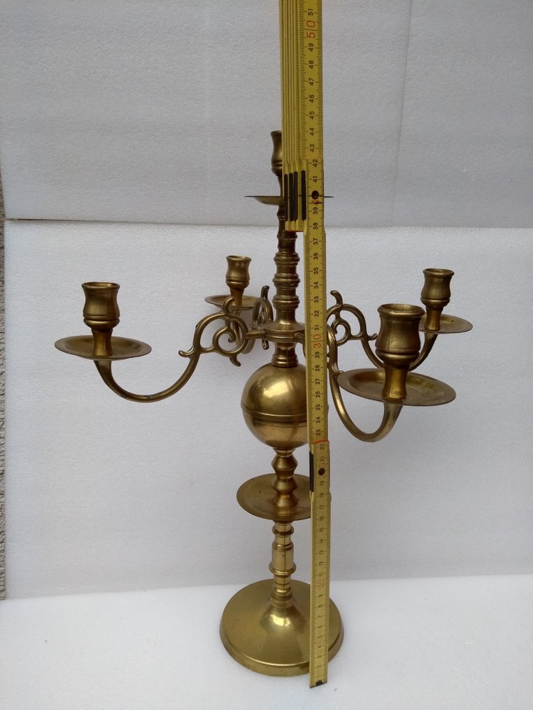 烛台 五火焰的 - 黄铜 - Kandelaber - 44 厘米 #3.2