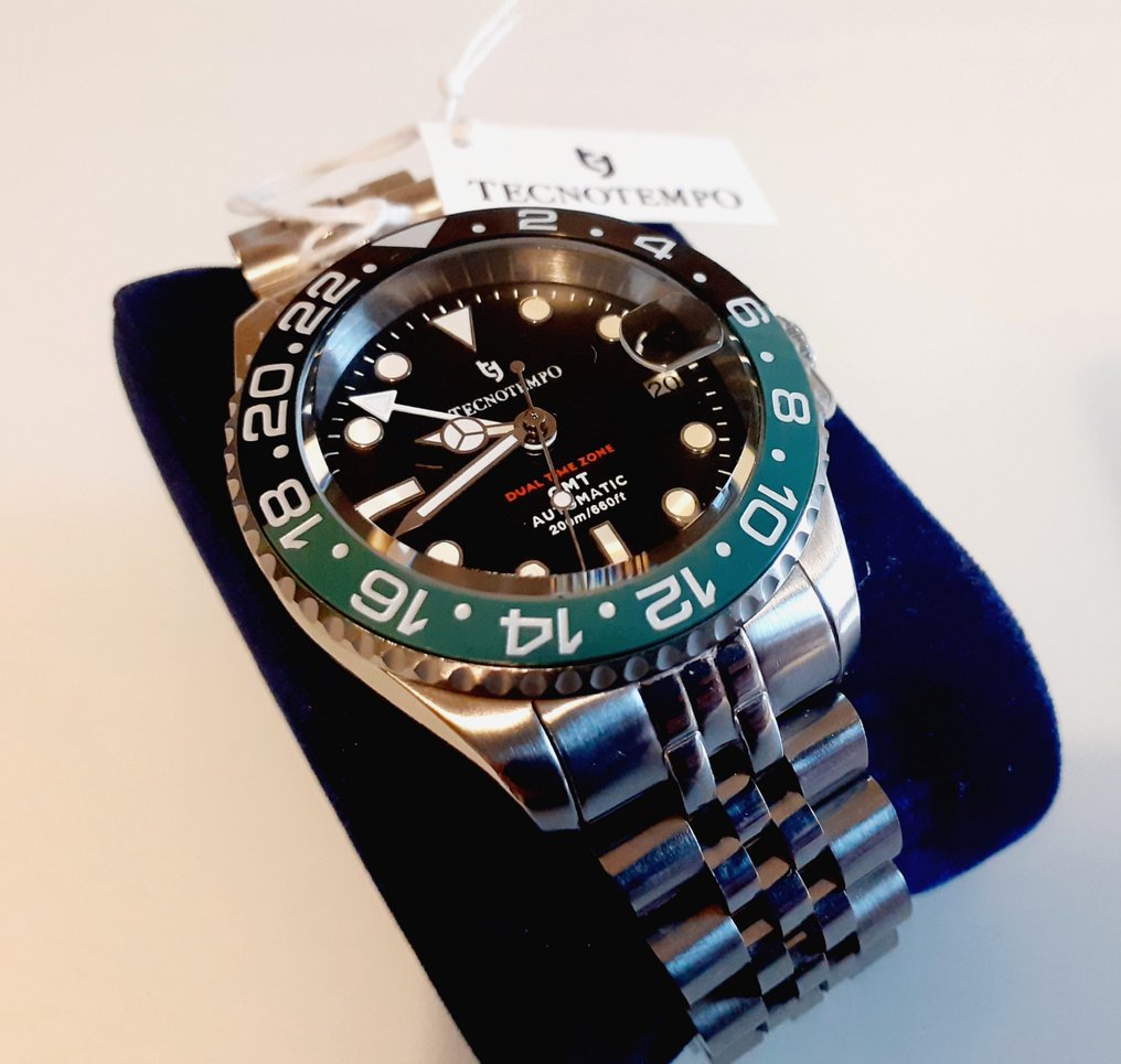 Tecnotempo - Gmt Dual Time - Automatic - Limited Edition - 没有保留价 - 40/100 - 男士 - 2024 #2.1