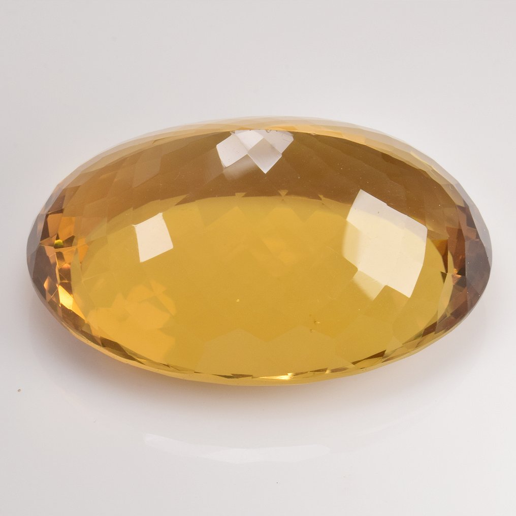 1 pcs  Gul, Oransje Citrin  - 74.86 ct - Internasjonal forening for fargede edelstener (ICA GemLab) #4.3