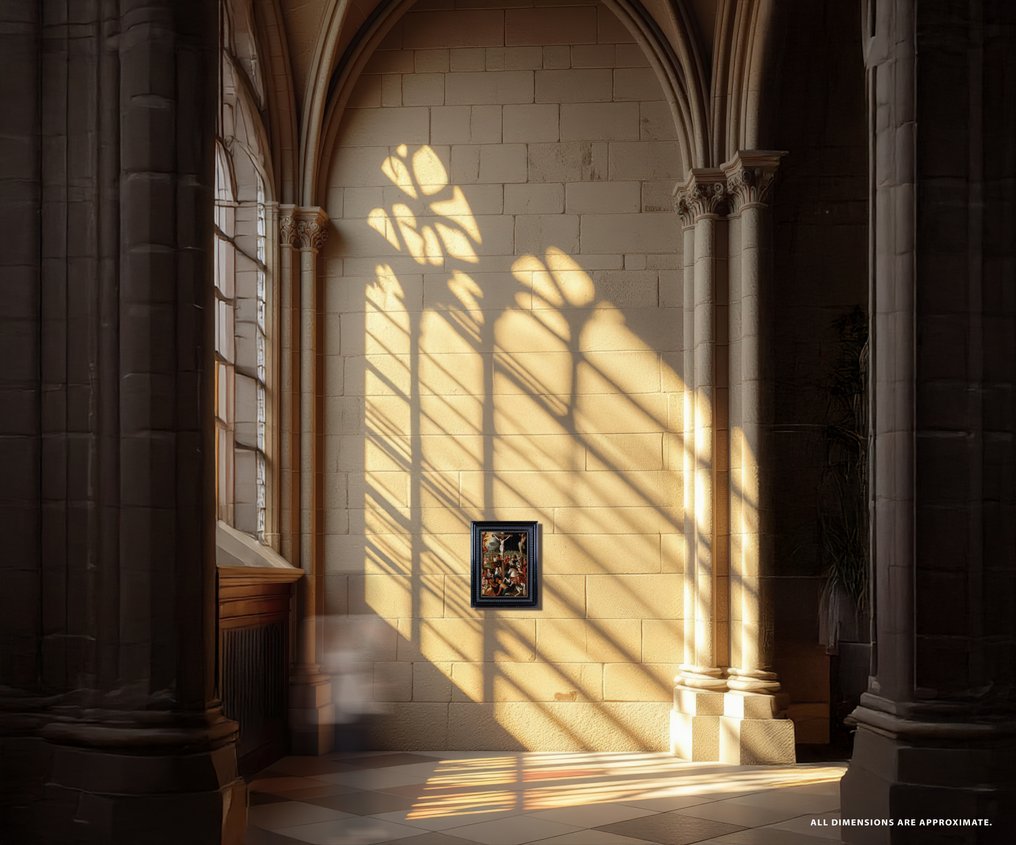 Louis De Caullery (c.1580-c.1621) - XVII Vlaamse Navolger - Le Golgotha - NO RESERVE #2.1