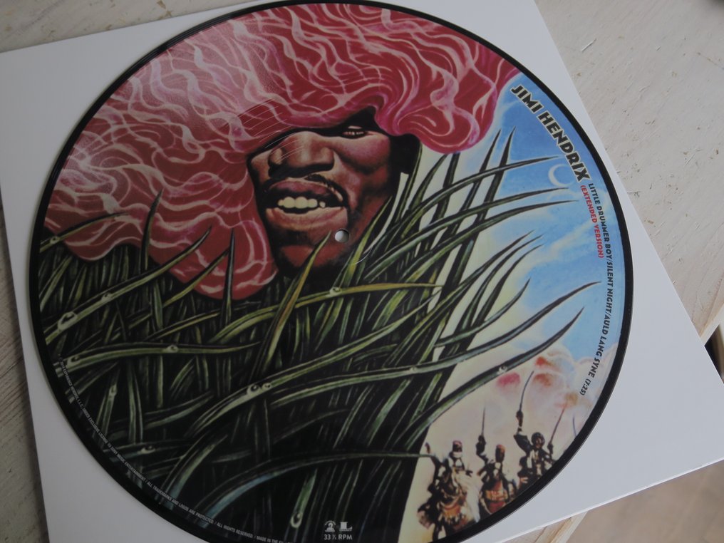 The Jimi Hendrix Experience - Nice lot with 3 records of the great Jimi Hendrix, 1 rare Picture Disc - Multiple titles - LP Box set - Stereo, Various pressings (see description) - 2017 #4.3