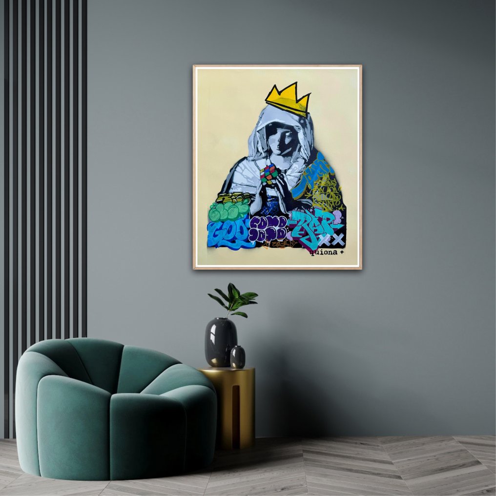 Quiona+ (1987) - ‘The Virgin with the Rubik’s Cube’ (No Reserve Price) #3.2