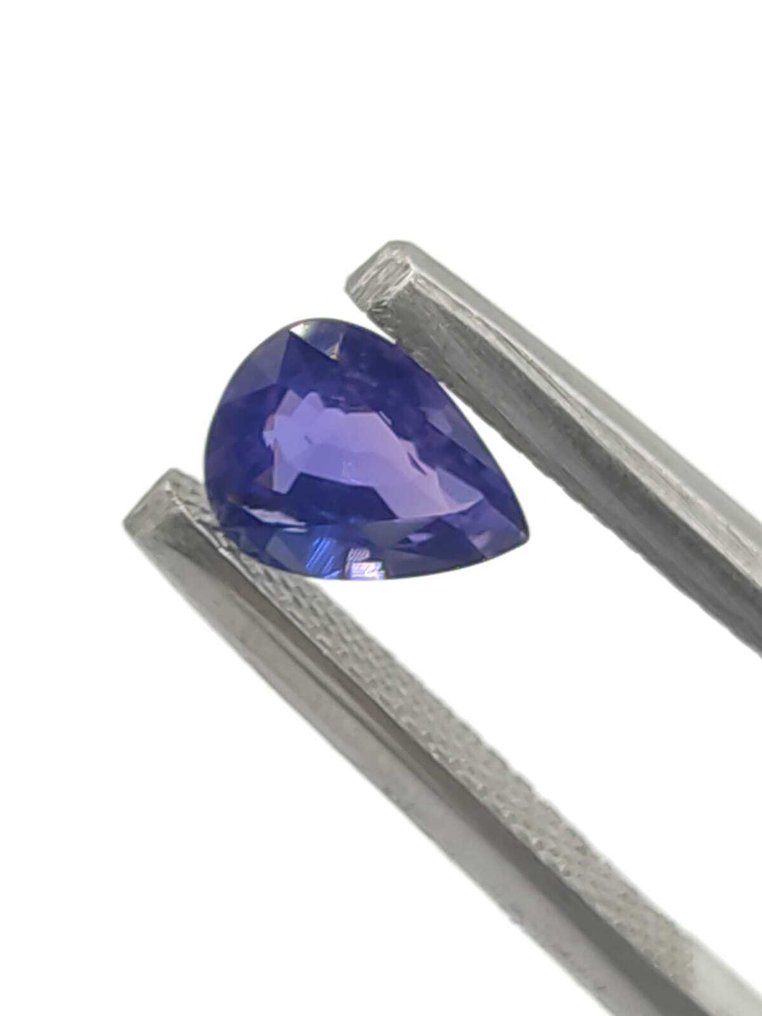 Zonder Minimumprijs - 1 pcs Blauw Saffier - 0.90 ct - Antwerp Laboratory for Gemstone Testing (ALGT) - Zonder reserveprijs #1.0