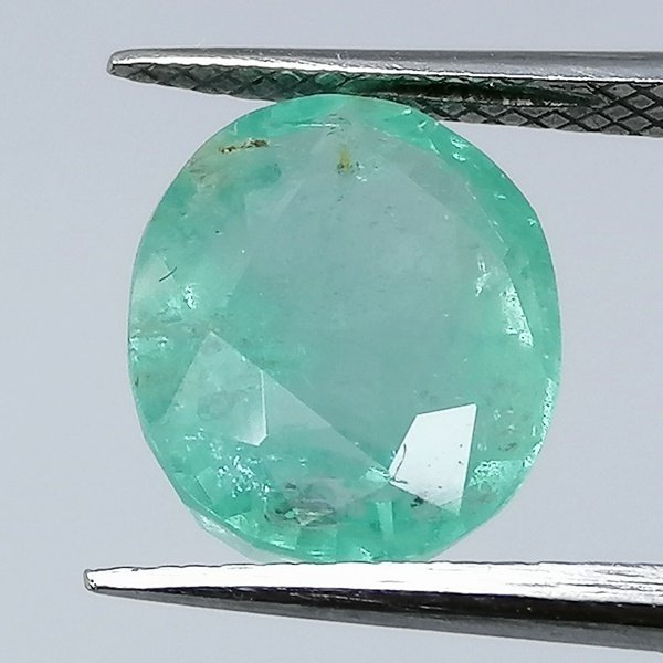 1 pcs  绿色 祖母绿  - 3.48 ct - 西班牙宝石学院（IGE） - 微不足道的油 #4.3