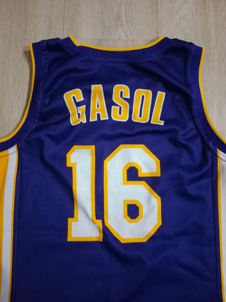 洛杉磯湖人 - 國家籃球協會 - Pau Gasol - 2008 - 籃球運動衫 #3.2
