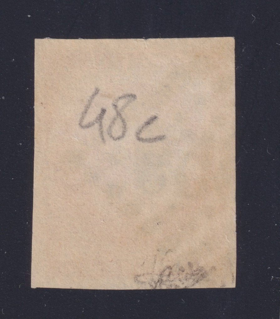 Francia 1870 - Emissione di Bordeaux N° 48, obliterato GC, firmato Calves e JF Brun - Yvert #1.0