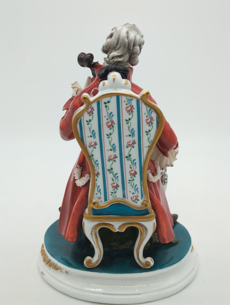 Tiche - Figure - „Cellist im Rokokostil“ - Porcelain #2.1