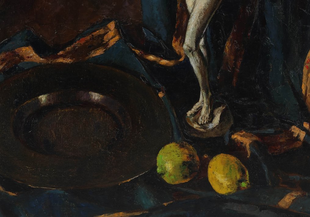 Kees Bastiaans (1909-1986) - Stilleven met beeldhouwwerk #2.1