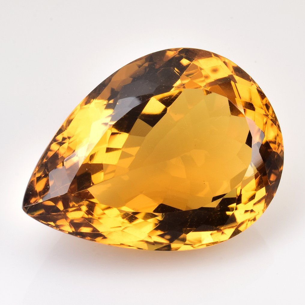 没有保留价 - 1 pcs 黄色, 橙色 黄水晶 - 39.38 ct - 国际有色宝石协会(ICA GemLab) #1.0