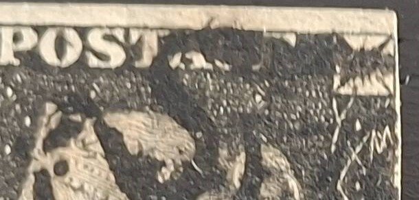 大不列顛 1840/1840 - 维多利亚女王 1天。4个放大镜。黑色马耳他取消。 - Stanley Gibbons. 1/3 #2.1