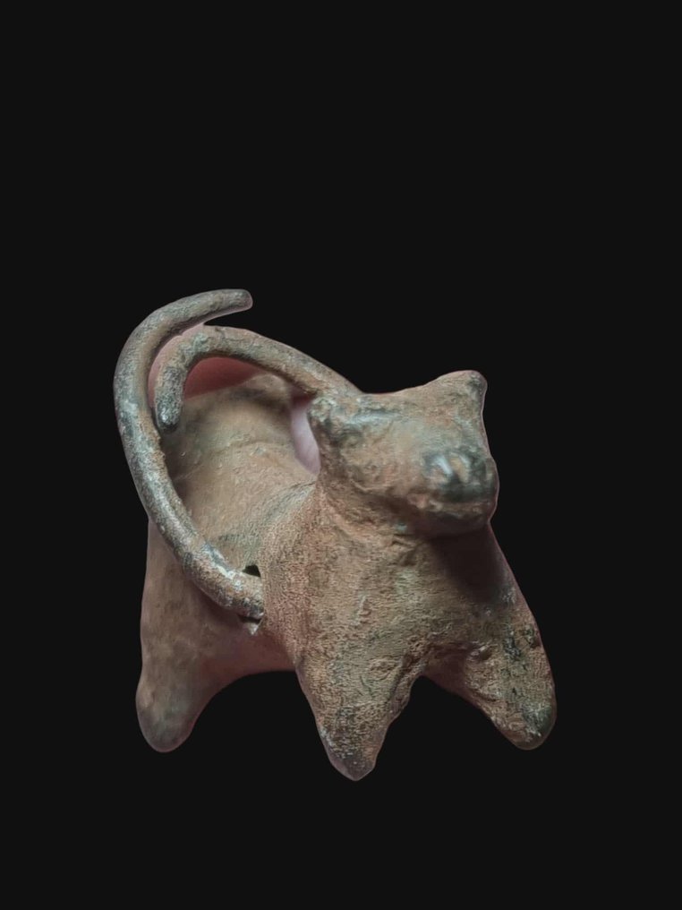 Αρχαία Ρωμαϊκή Μπρούντζος, Στρατιωτικό Dubbel Bull Κρεμαστό κόσμημα #3.2