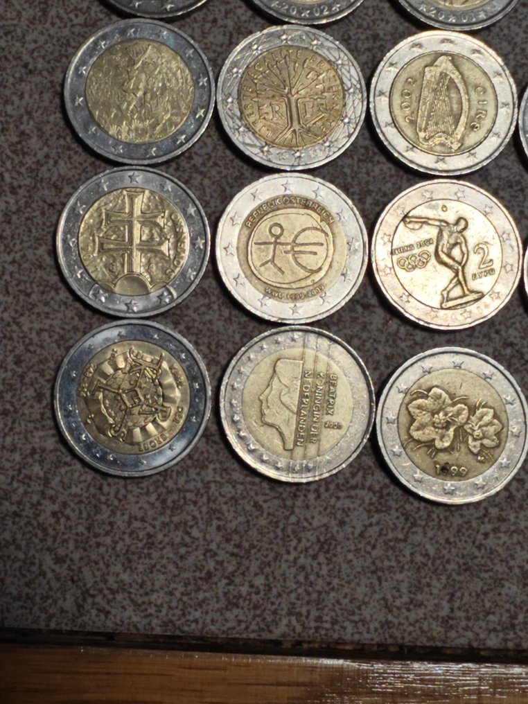欧洲. 2 Euro 1999/2024 (45 coins)  (没有保留价) #1.0