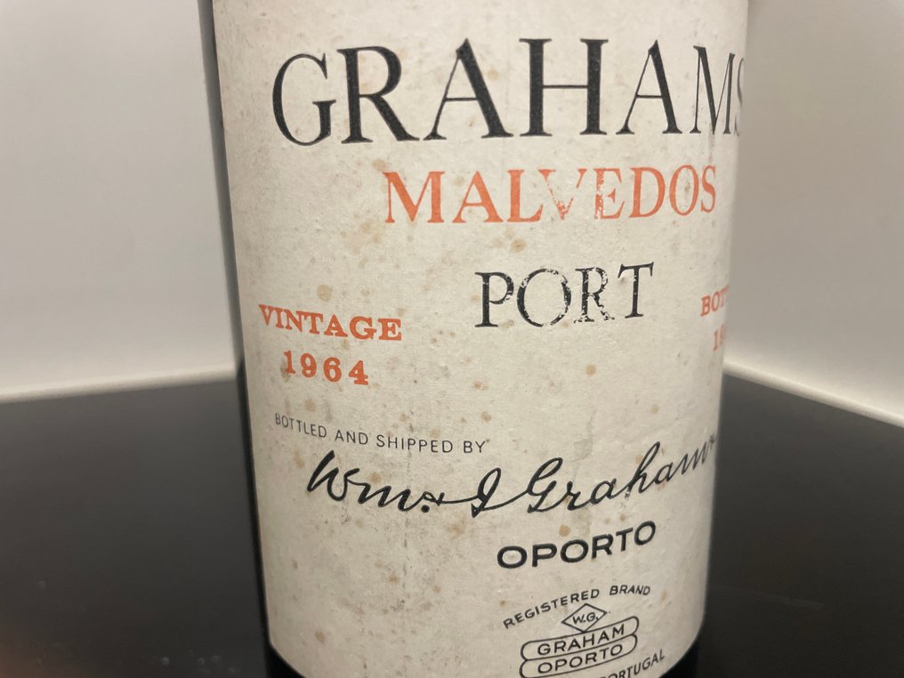 1964 Graham’s Malvedos - Vintage Port - Flasket 1966 -  Douro  - 1 Flaske (0,75L) #2.1