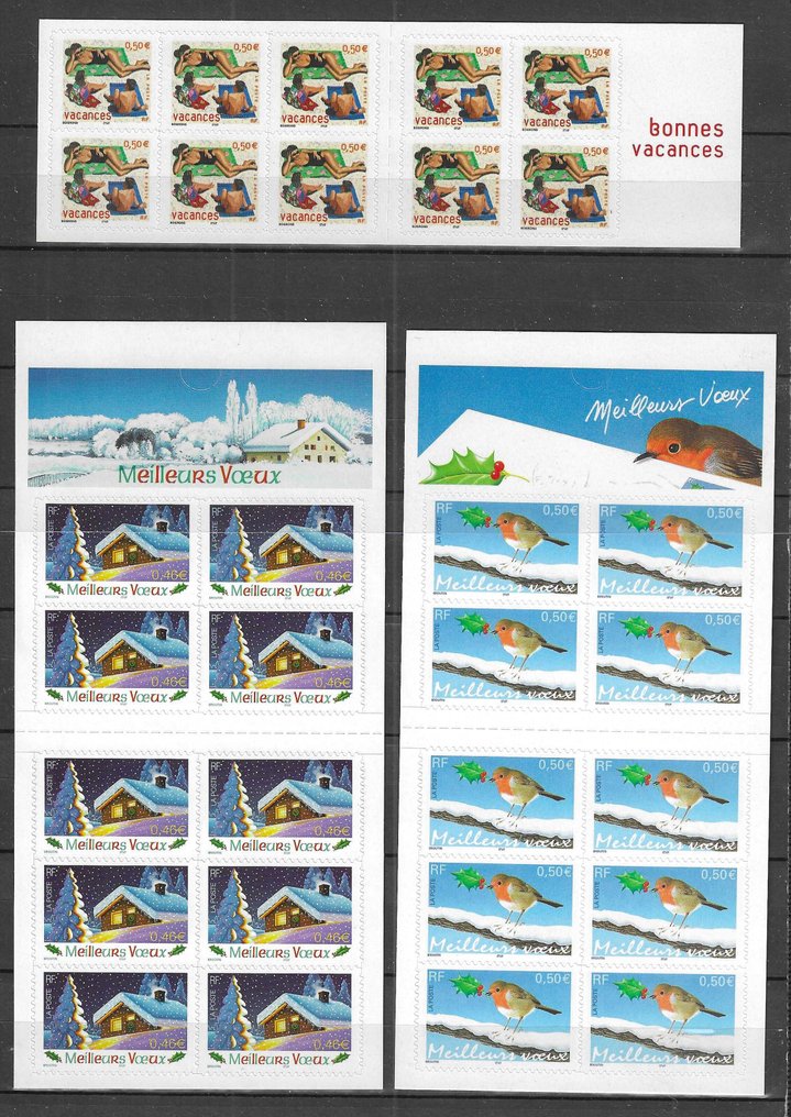 France 2006/2023 - Collection of 70 self-adhesive stamp booklets from 2006 to 2023. - YVERT & TELLIER #4.3