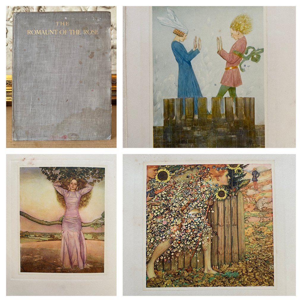 Geoffrey Chaucer - Keith Henderson and Norman Wilkinson (Ill) - The Romaunt of the Rose - 1911 #1.0