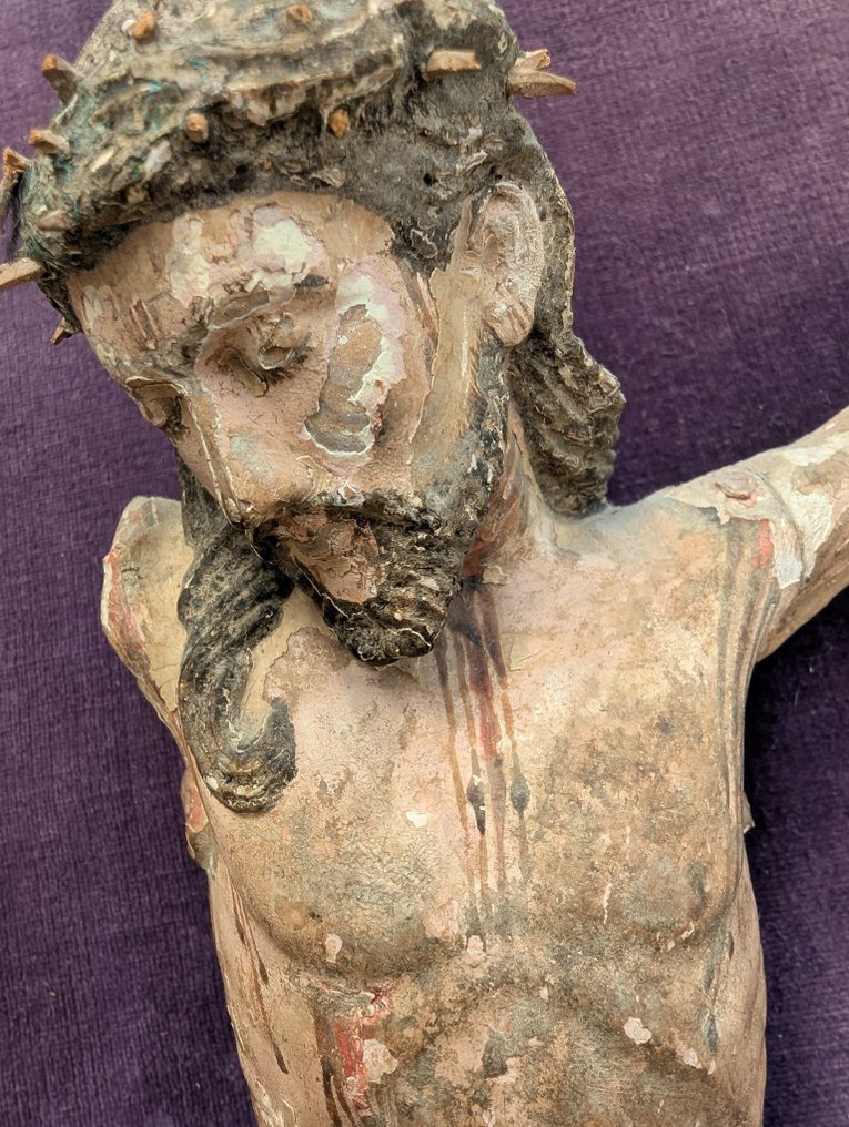 Corpus Christi - 46,5 cm - Træ - 1750-1800 #3.2