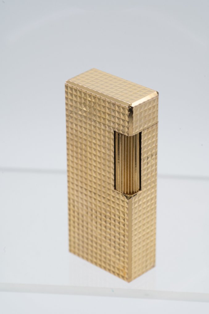 Flaminaire - Vinci Diamond Head Gold Plated *with Box* - Ingen mindstepris - Lighter - Guldbelagt #3.2