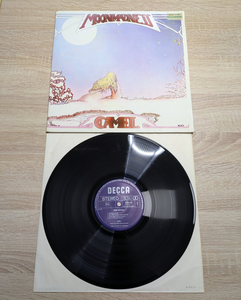 Camel - 5 Albums in Prog: Mirage (UK Press); The Snow Goose; Moonmadness; Rain Dances; The Single Factor - Vários títulos - LP - Várias prensagens - 1974 #4.3