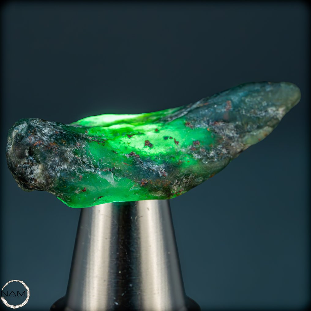 Cristal brut d'émeraude naturel. avec une intensité de couleur exceptionnelle - 48,25 ct- 9.65 g #3.2