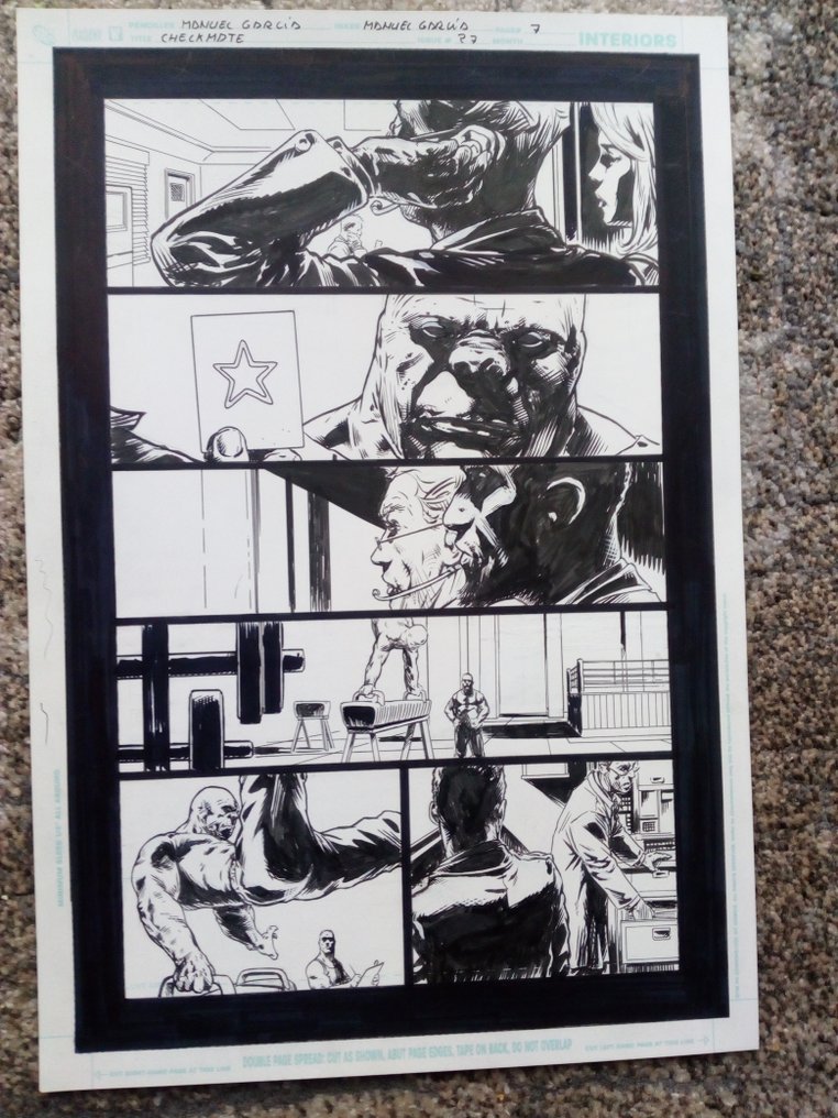Manuel Garcia - 1 Original page - checkmate (DC comics) #1.0